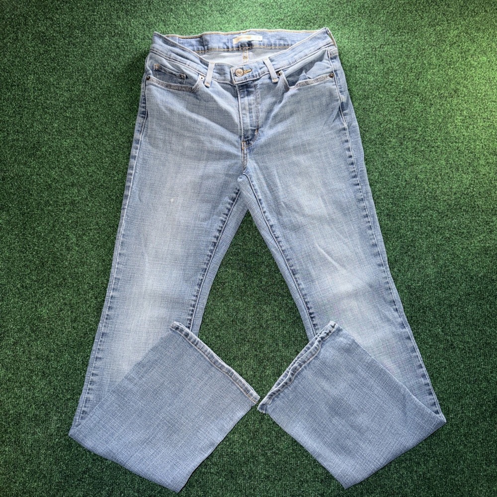 Levi's Strauss Classic Bootcut Jeans Womens Size 29W 32L Blue Jeans